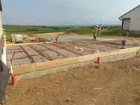 RD Beňov (Přerov) - dřevostavba RD Rýmařov - základová deska + kompletní přípojky