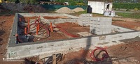 RD Dřísy (Mělník) - dřevostavba Atrium - základová deska + kompletní přípojky