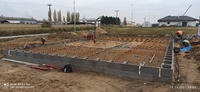 RD Stratov (Nymburk) - dřevostavba BIDLI - základová deska + kompletní přípojky
