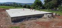 RD Moravská Třebová - dřevostavba Haas Fertigbau - základová deska + kompletní přípojky